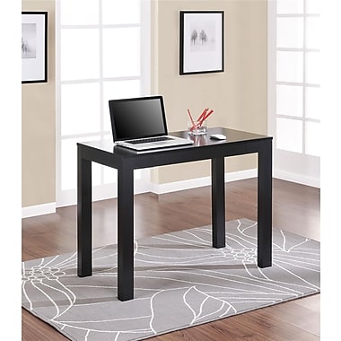 Dorel Parsons Desk with Drawer, Black