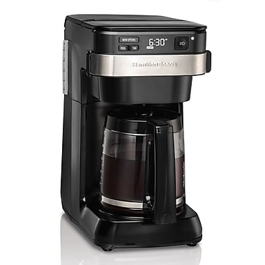 Hamilton Beach® 12 Cup Coffeemaker, Black/Stainless Steel