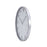 Kiera Grace HO85113-0 Synchro Silent Wall Clock, 12", Silver