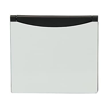 Kiera Grace HO87566-2 Flip Travel Alarm Clock, Black