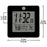 Marathon Digital Desktop Clock with Day, Date, Temperature, Alarm and Backlight