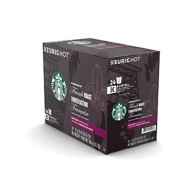 Starbucks French Roast Coffee K-Cup Pod, 24/Pack