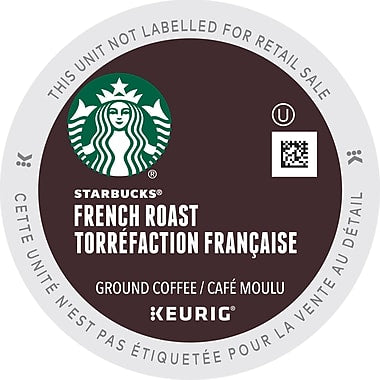 Starbucks French Roast Coffee K-Cup Pod, 24/Pack