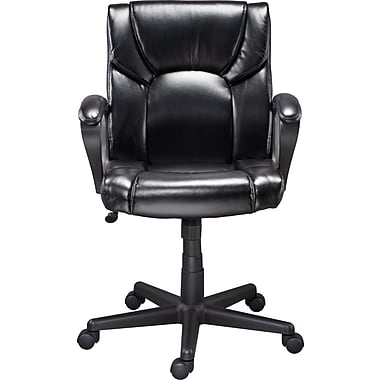 Staples Montessa II Luxura Managers Chair, Black