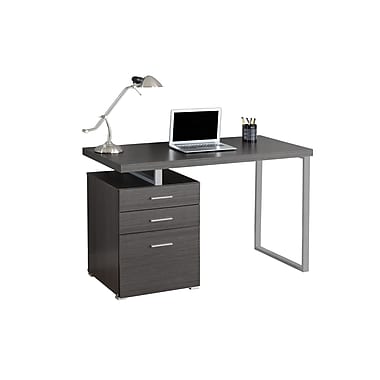 Monarch 7426 Computer Desk, 48"L, Grey, Left or Right Facing