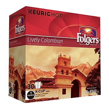 Folgers Lively Colombian K-Cup, 30/Pack