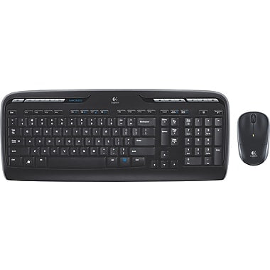 Logitech MK320 Wireless Desktop Keyboard and Mouse Combo, English