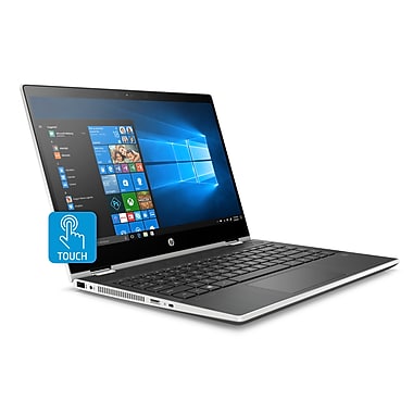 HP Pavilion 14" Touch Screen 2-in-1, 2.2 GHz Intel Core i3-8130U, 1 TB HDD + 16 GB Optane, 4 GB DDR4-2400 SDRAM, Windows 10