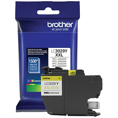 Brother LC3029 Yellow Ink Cartridge, Super High Yield (LC3029YS)