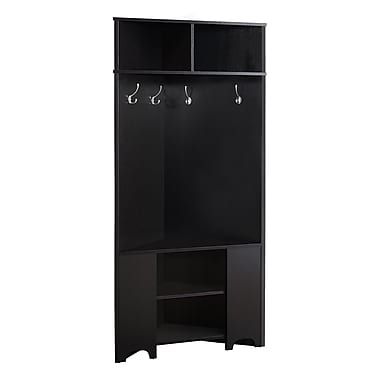 Monarch 67"H Corner Unit Hall Tree