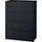 Hirsh HL10000 Series Lateral File Cabinet, 4-Drawer, Black