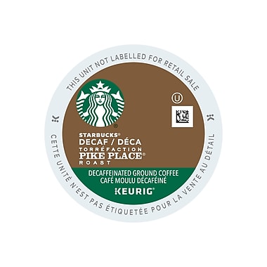 Starbucks Decaf Pike Place Roast K-Cup Refills, 24/Pack