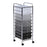 Honey-Can-Do 10-Drawer Cart, Multicolour/Gray, Black, White (CRT-05255)