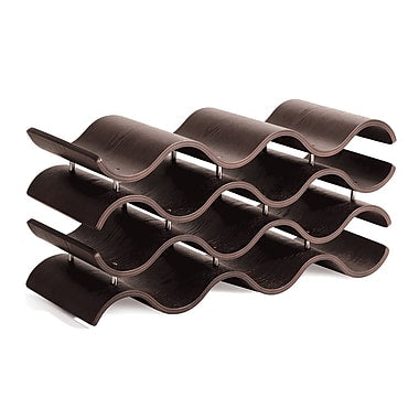 Seville Classics 12 Bottle Wavy Wine Rack